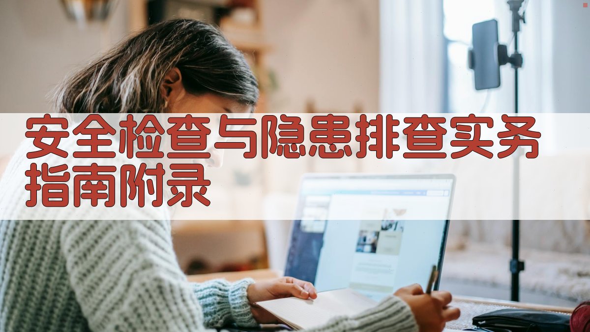 安全检查与隐患排查实务指南 · 附录 图4