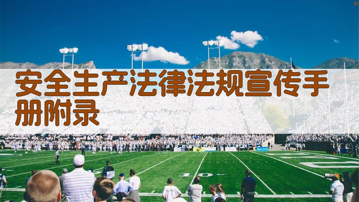 安全生产法律法规宣传手册 · 附录 图5