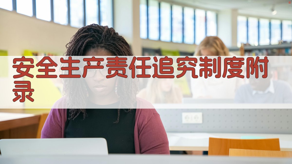 安全生产责任追究制度 · 附录 图2