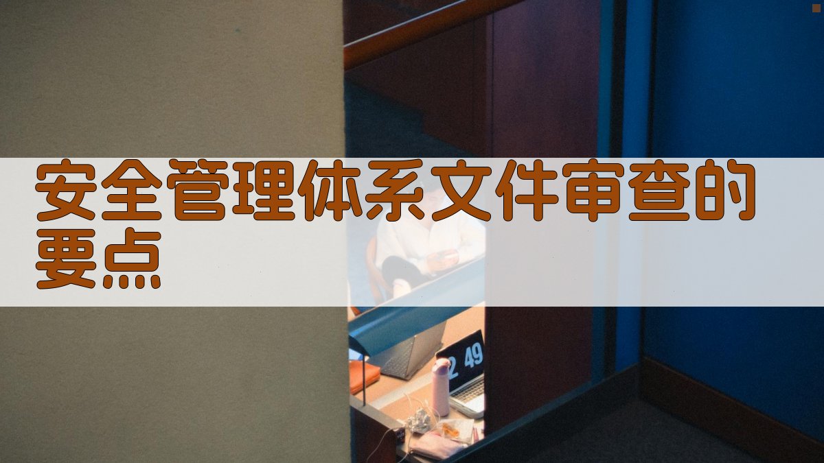 安全管理体系文件审查的要点 图3