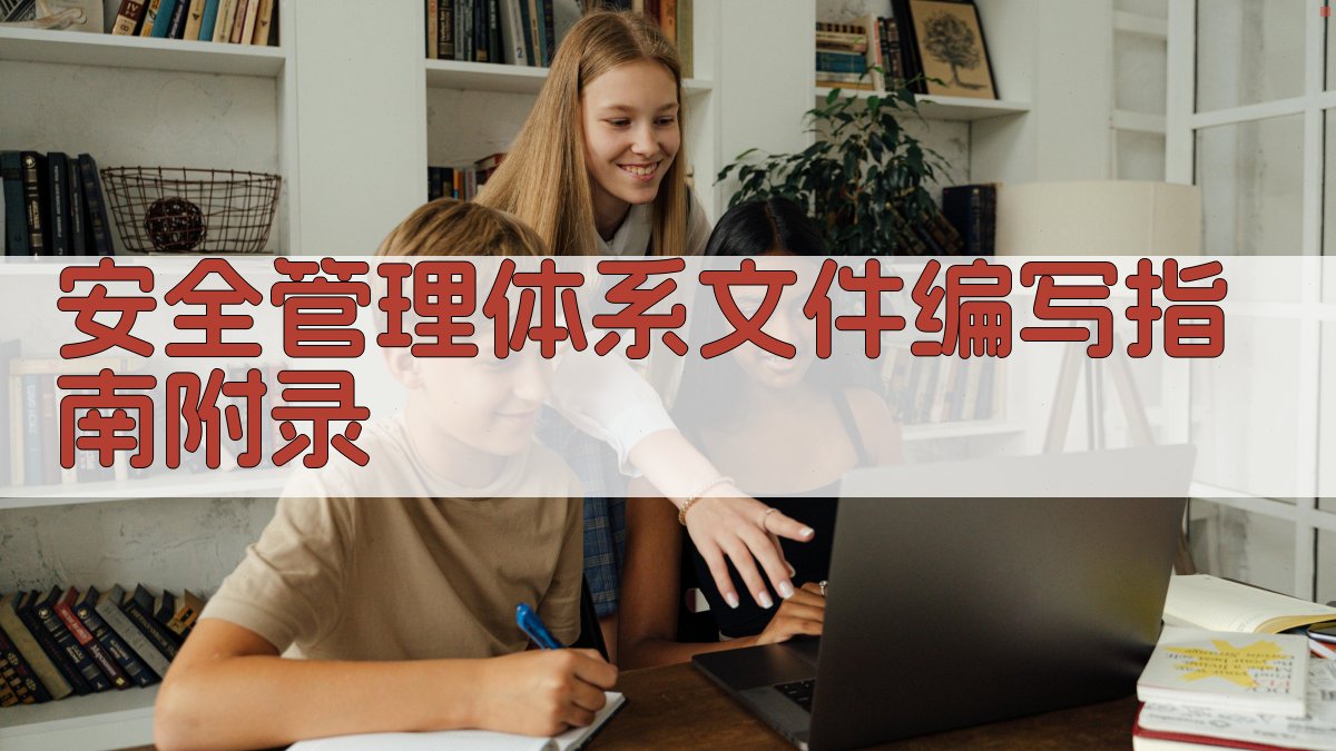 安全管理体系文件编写指南 · 附录 图4