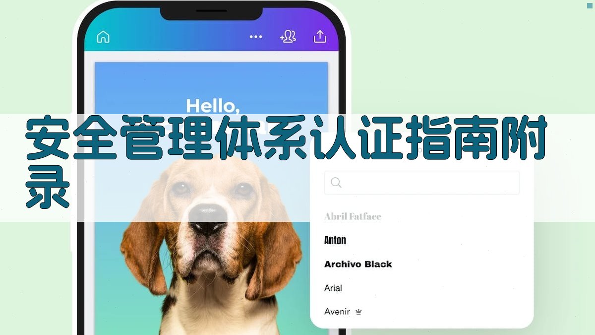 安全管理体系认证指南 · 附录 图4