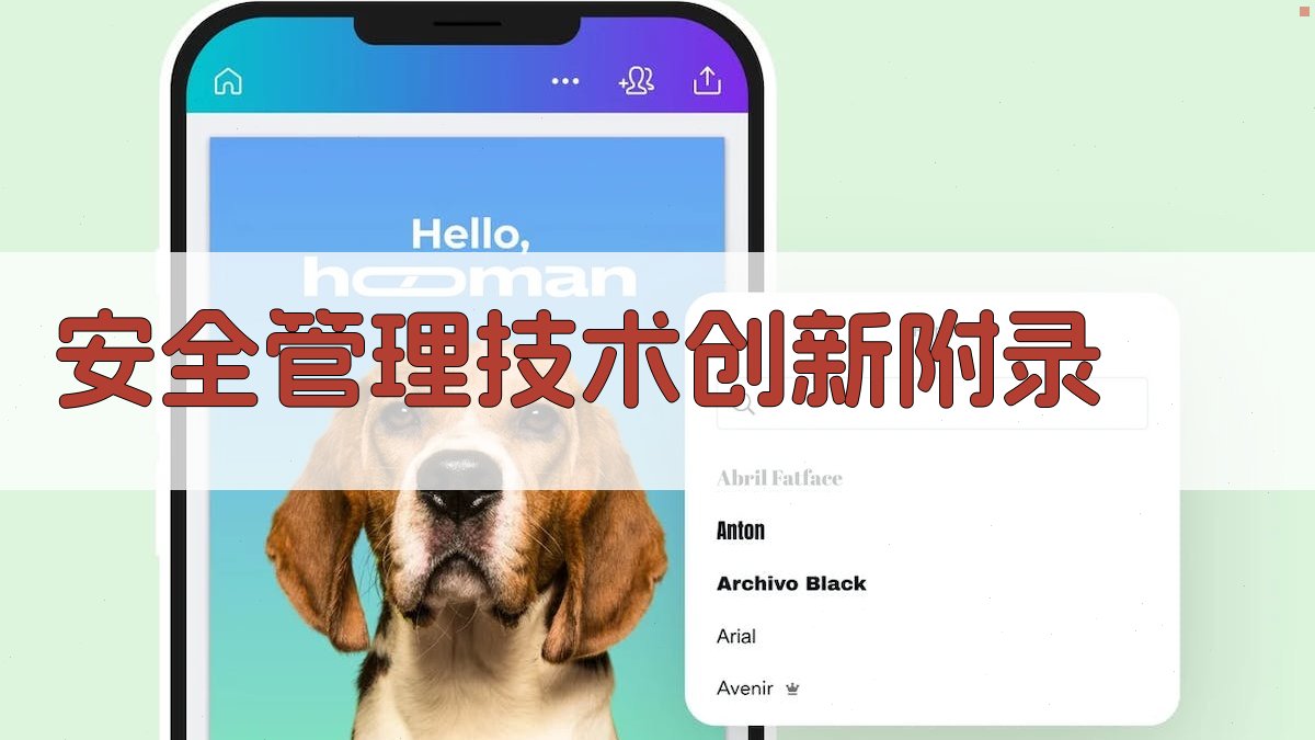 安全管理技术创新 · 附录 图4