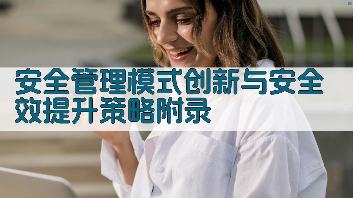 安全管理模式创新与安全��效提升策略 · 附录 图3