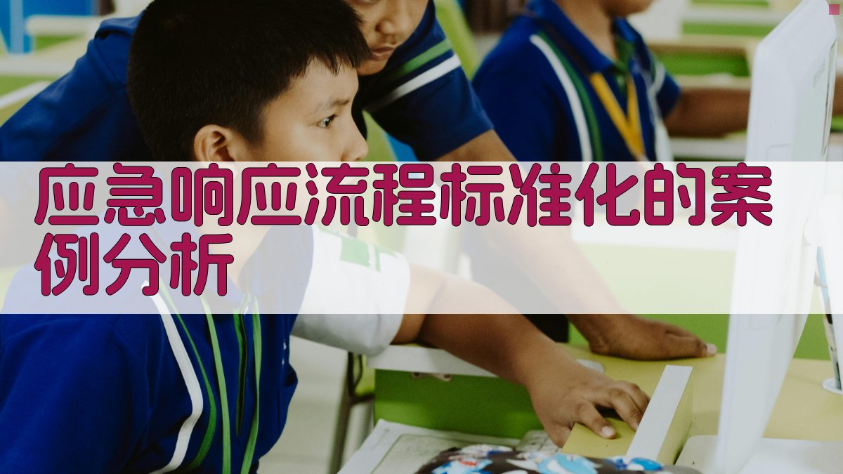 应急响应流程标准化的案例分析 图2