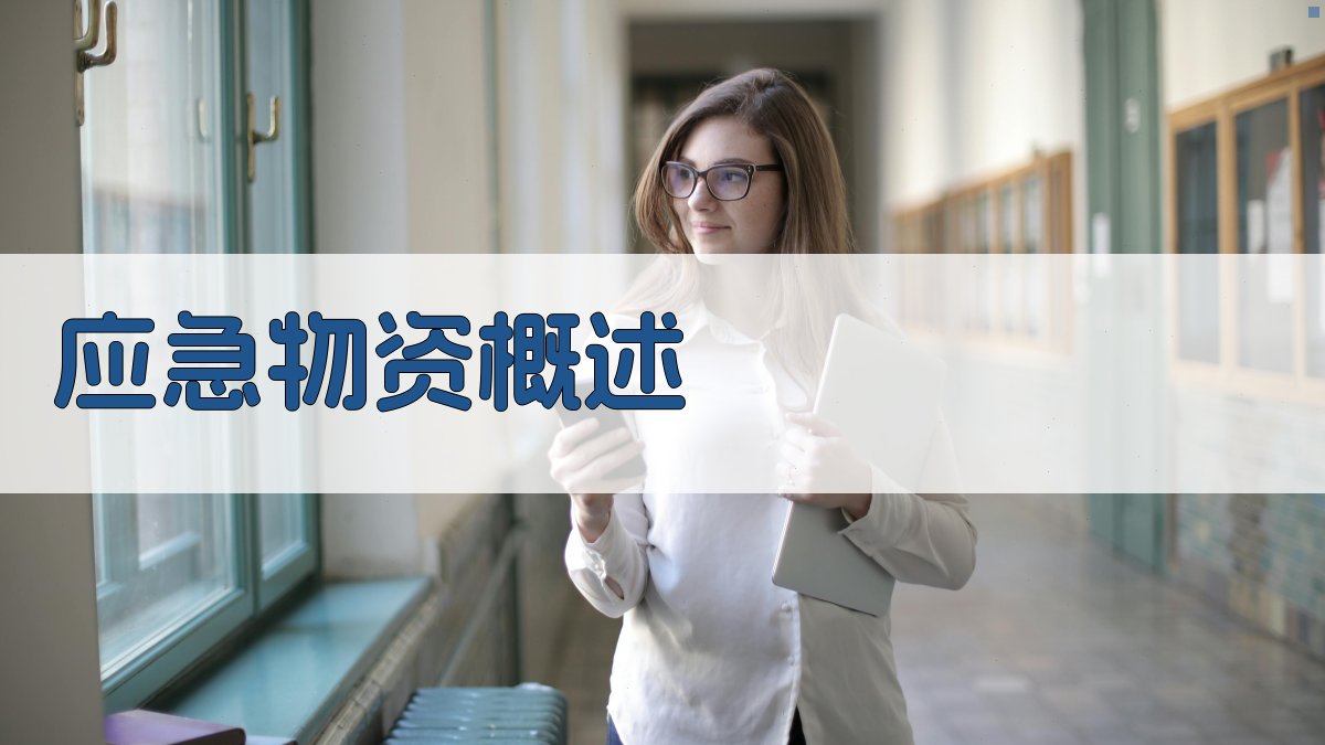 应急物资概述 图1