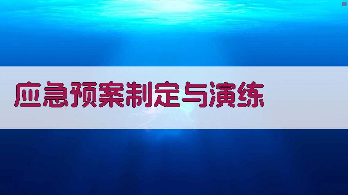 应急预案制定与演练 图3