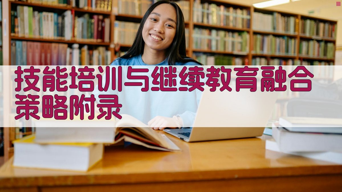 技能培训与继续教育融合策略 · 附录 图3