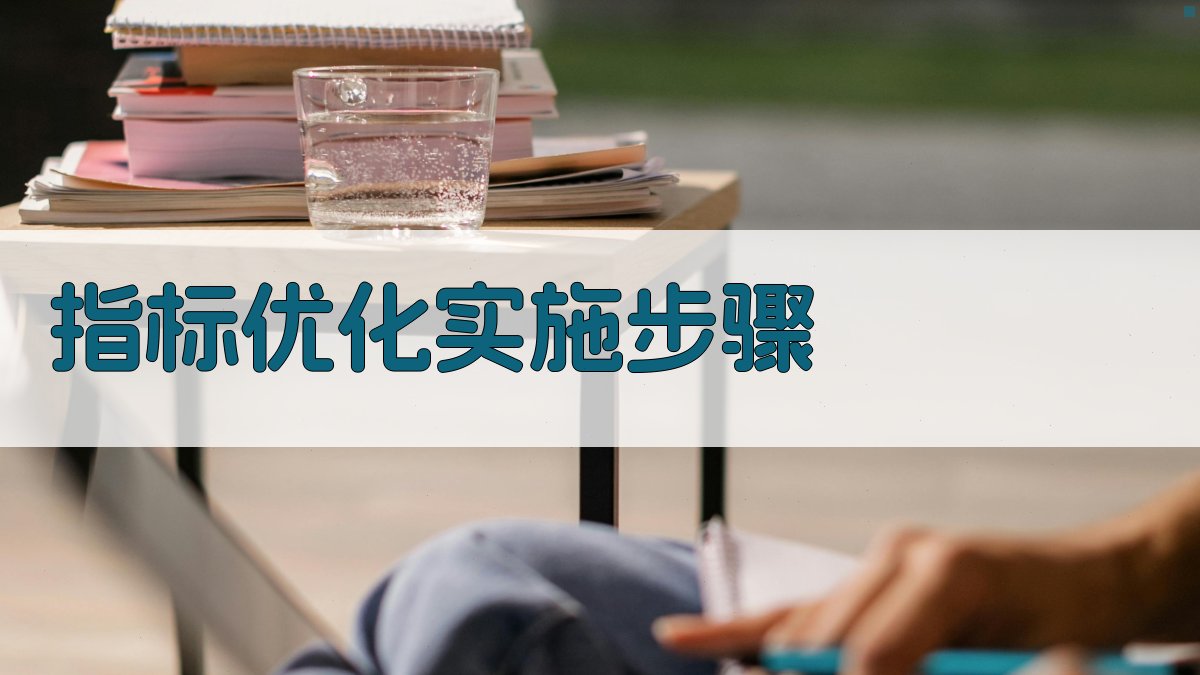 指标优化实施步骤 图2
