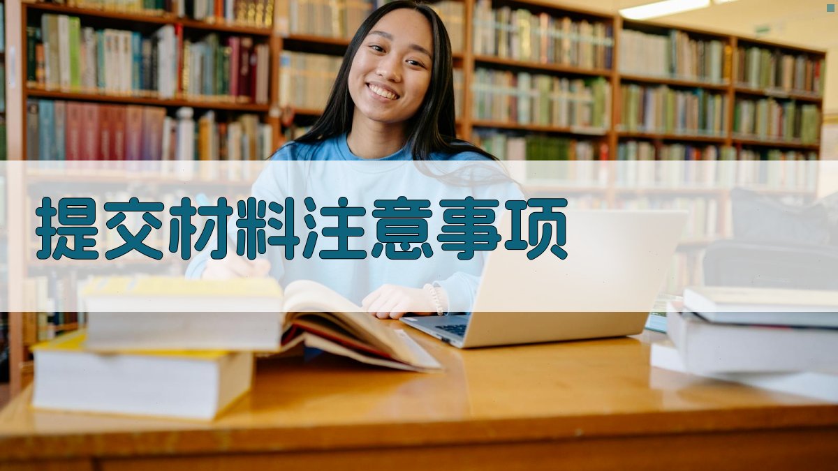 提交材料注意事项 图3