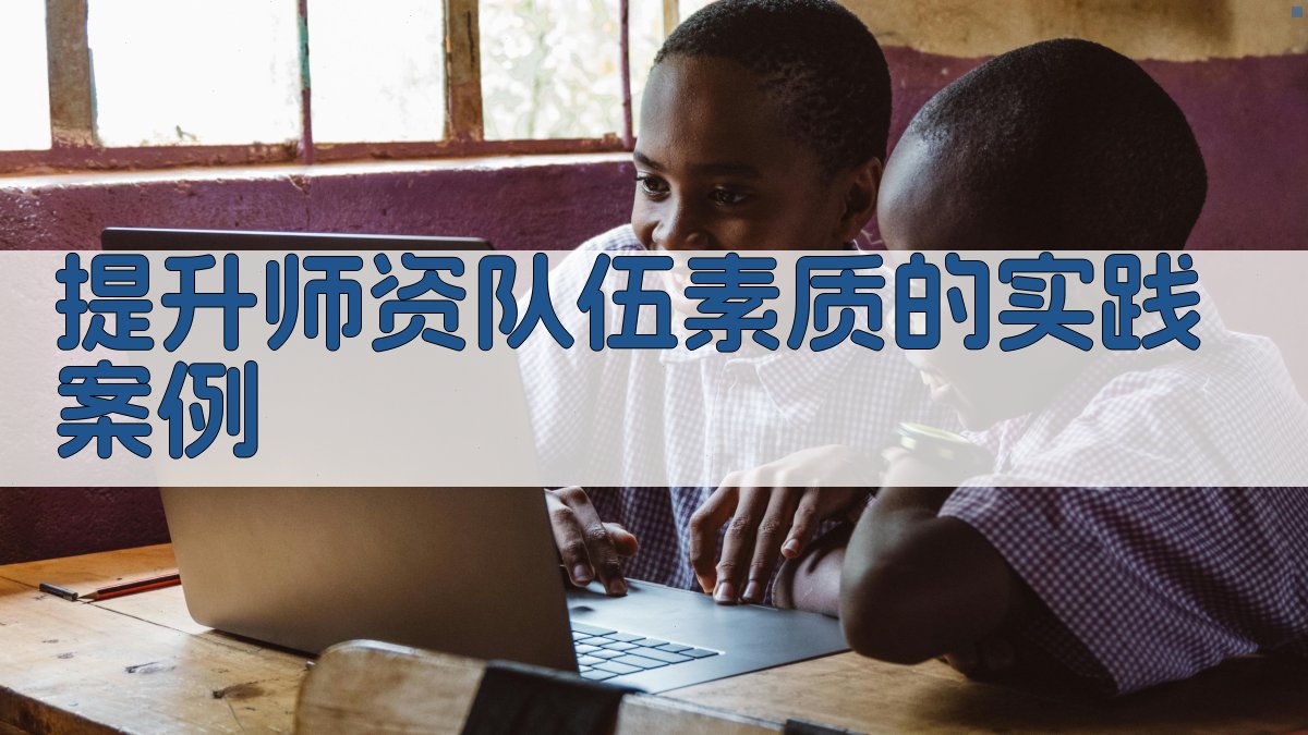 提升师资队伍素质的实践案例 图3