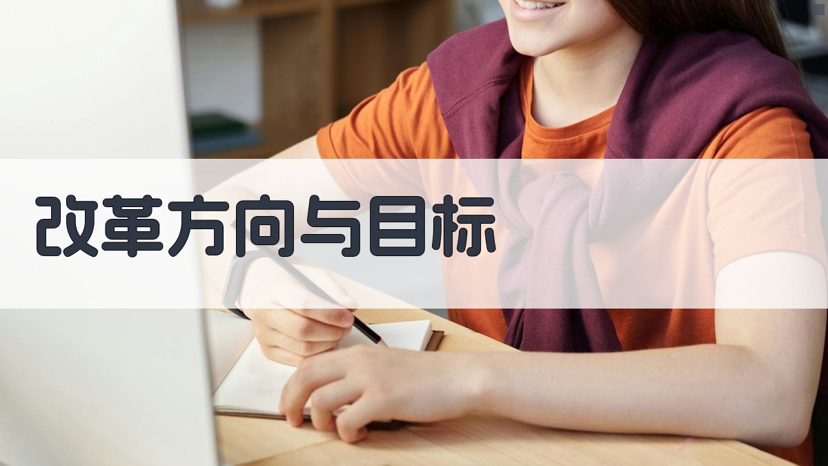 改革方向与目标 图1