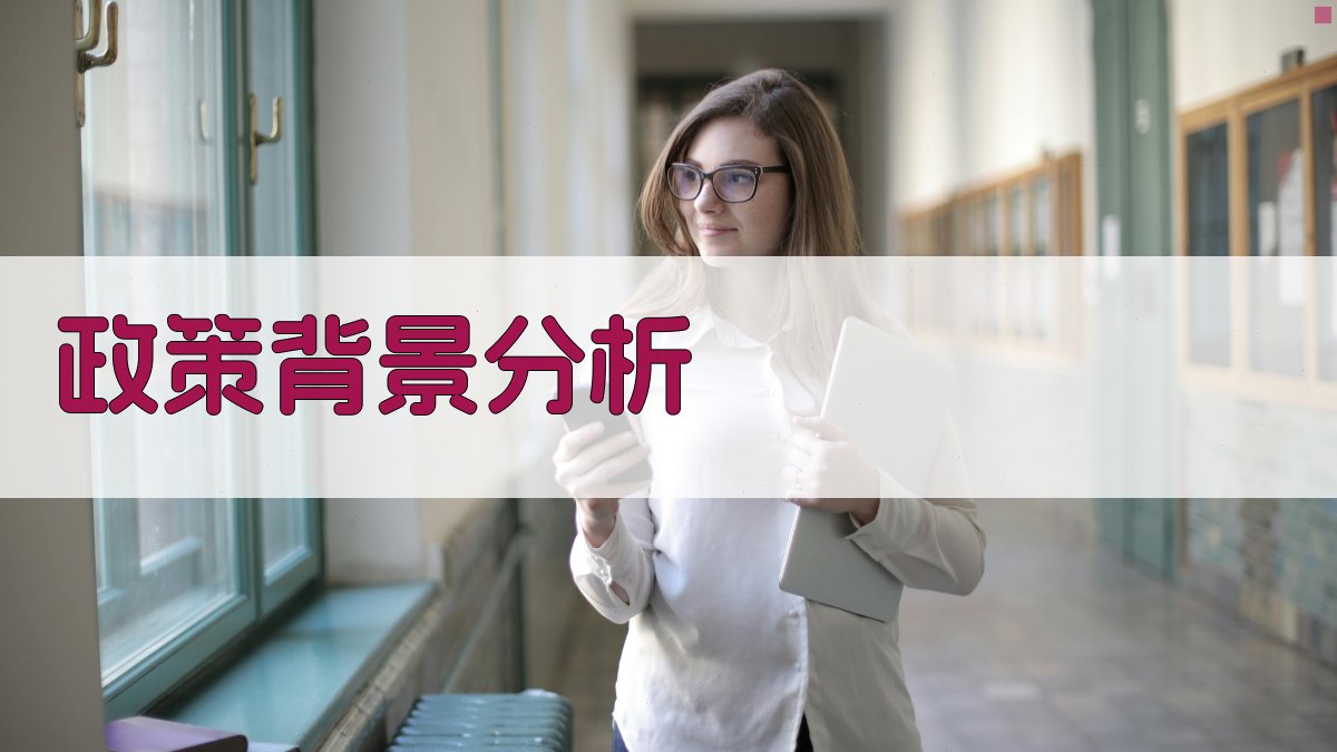 政策背景分析 图1