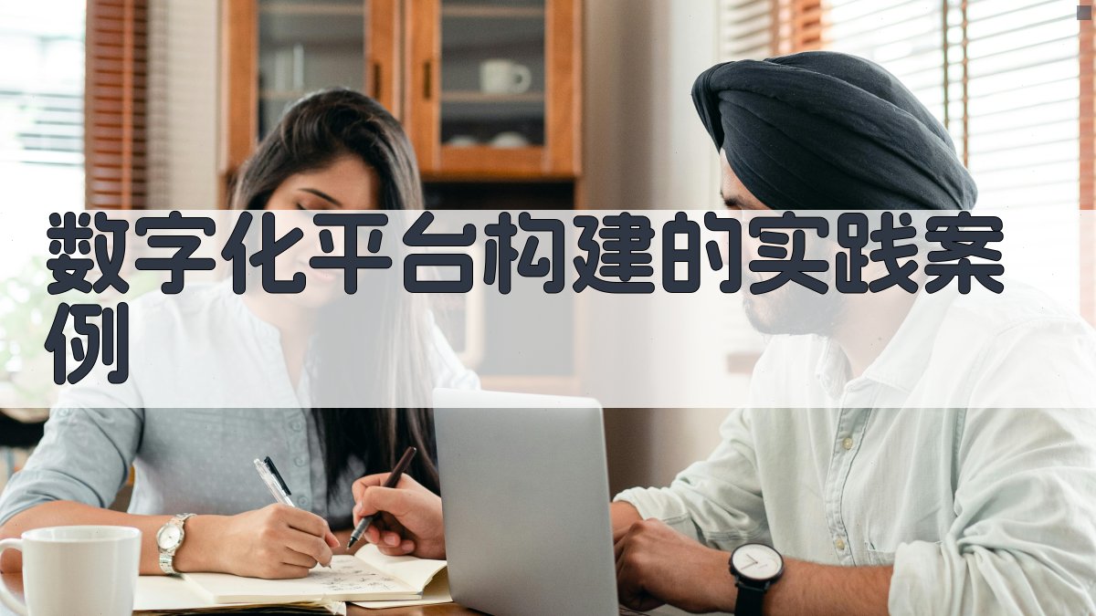 数字化平台构建的实践案例 图1