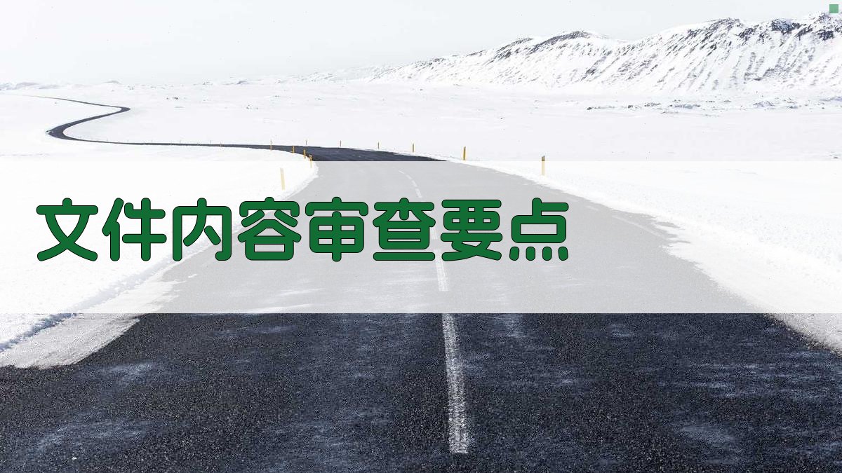 文件内容审查要点 图2