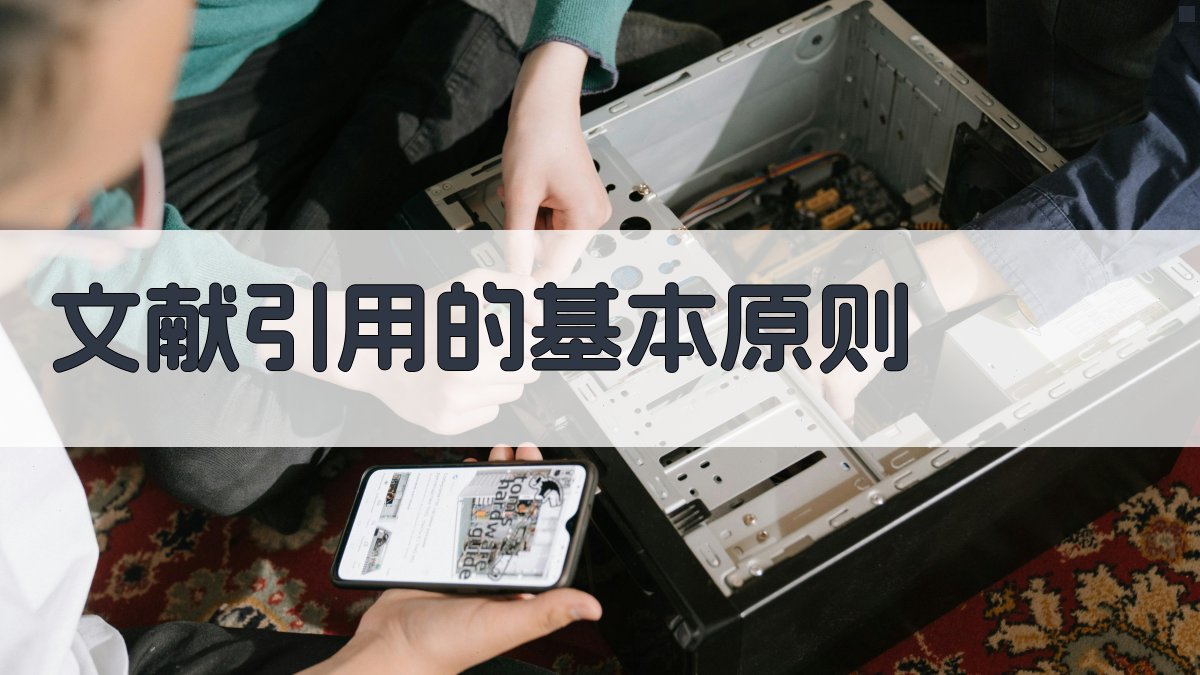 文献引用的基本原则 图1