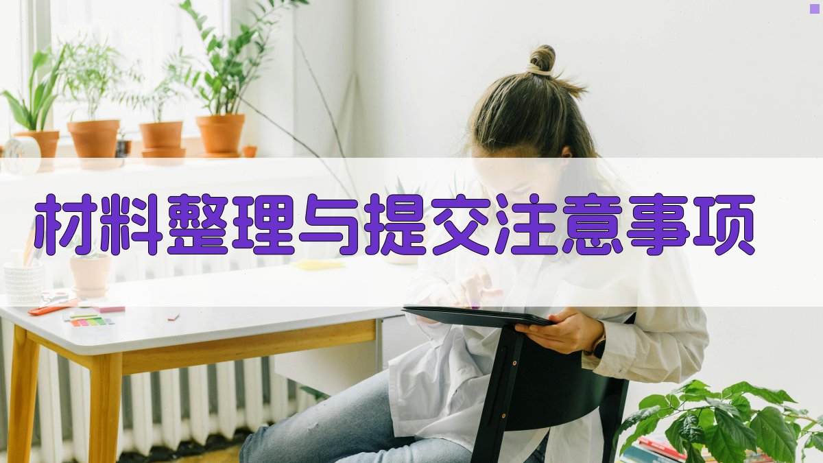 材料整理与提交注意事项 图3