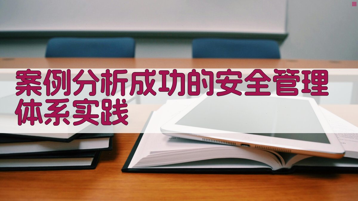 案例分析成功的安全管理体系实践 图3