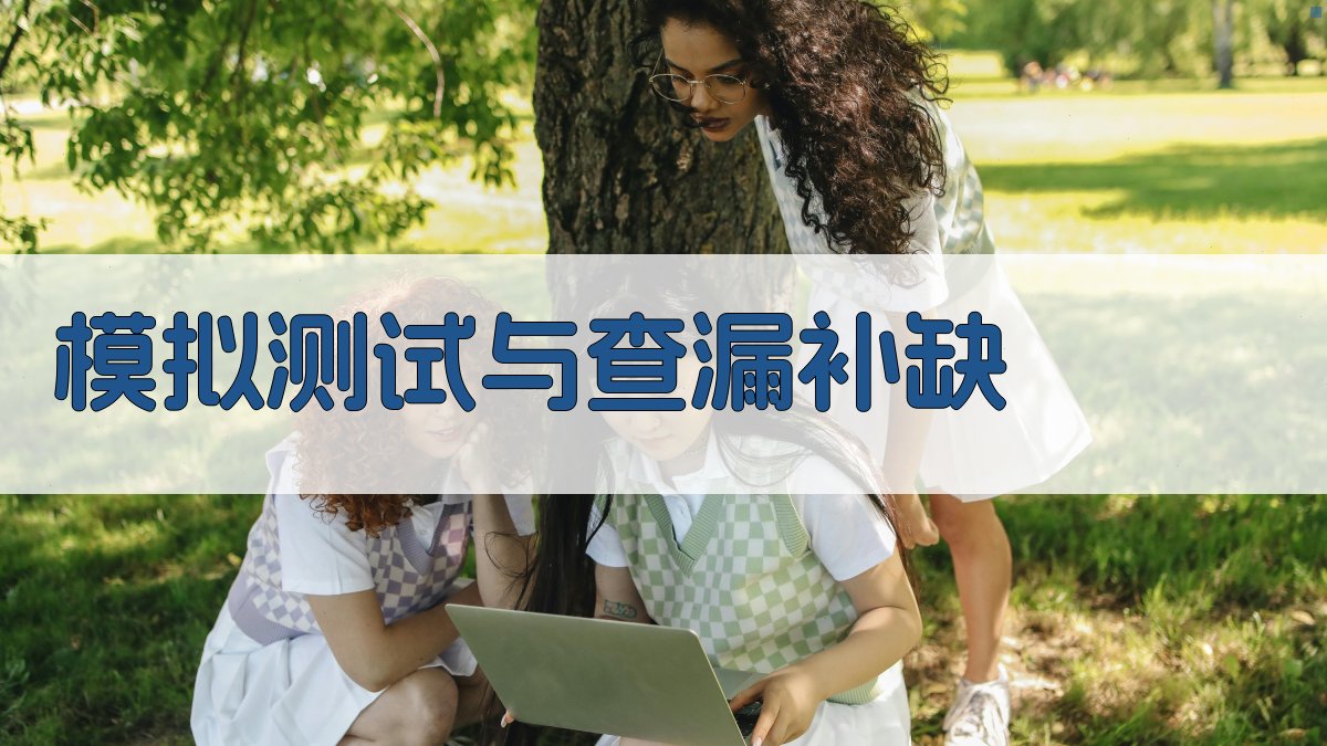 模拟测试与查漏补缺 图2