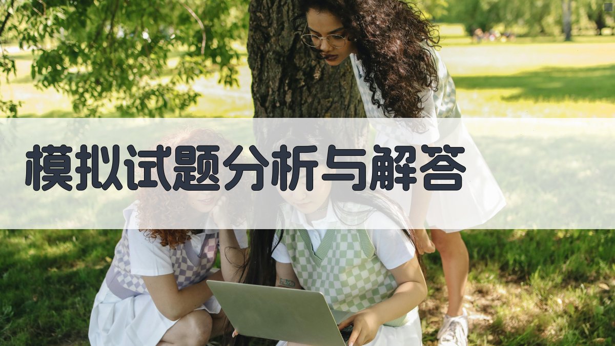 模拟试题分析与解答 图4