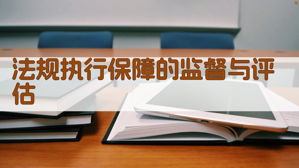 法规执行保障的监督与评估 图3
