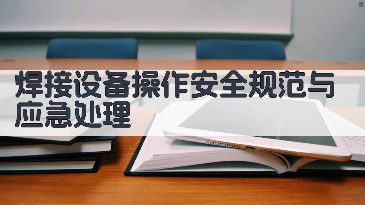 焊接设备操作安全规范与应急处理 图3