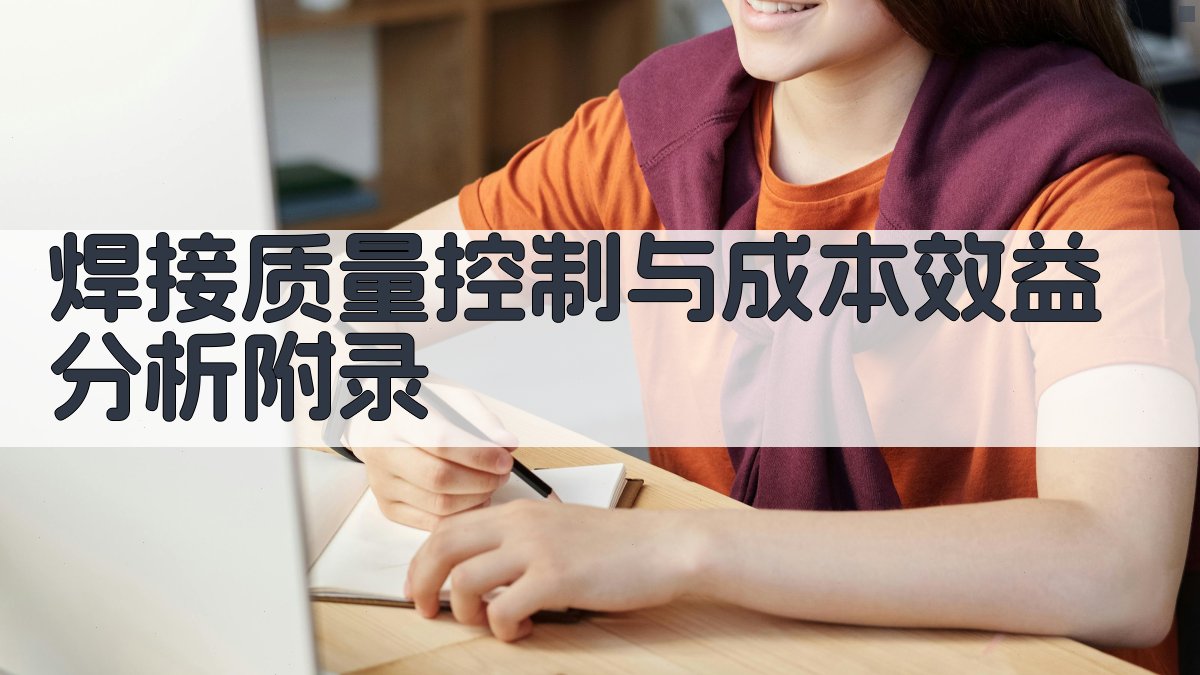 焊接质量控制与成本效益分析 · 附录 图2