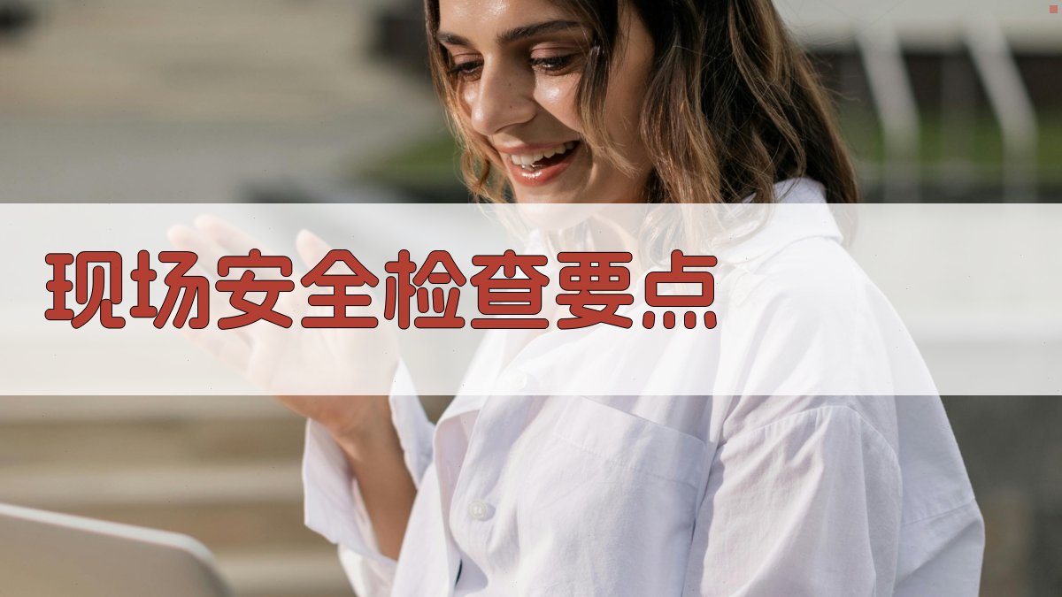 现场安全检查要点 图3