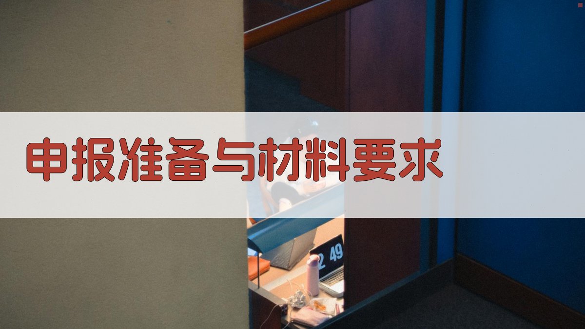 申报准备与材料要求 图3