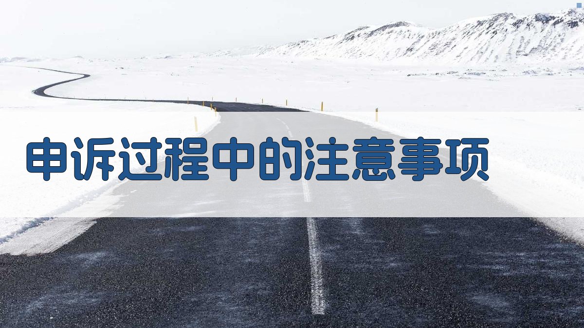 申诉过程中的注意事项 图2