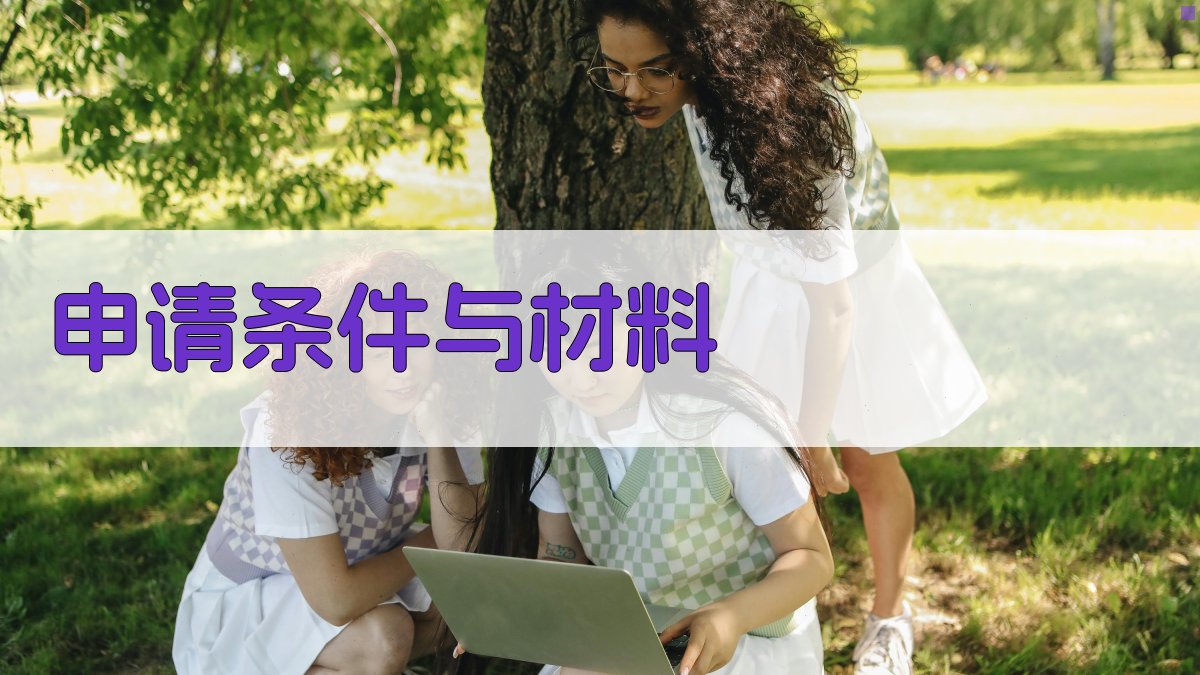 申请条件与材料 图1