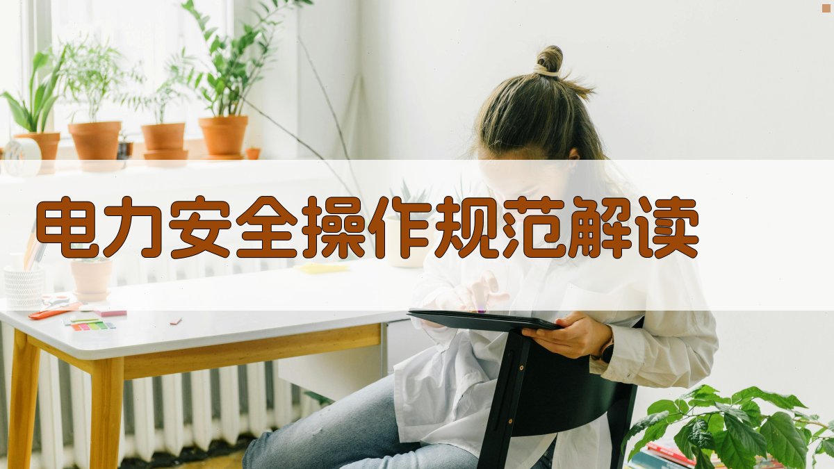电力安全操作规范解读 图3
