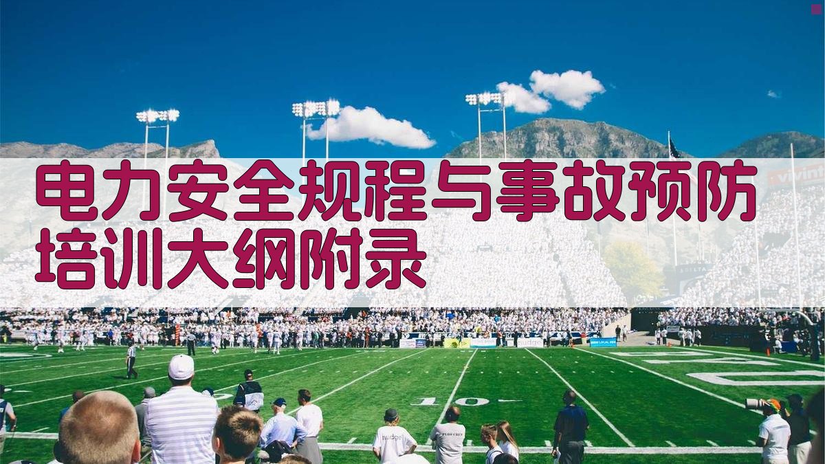 电力安全规程与事故预防培训大纲 · 附录 图2