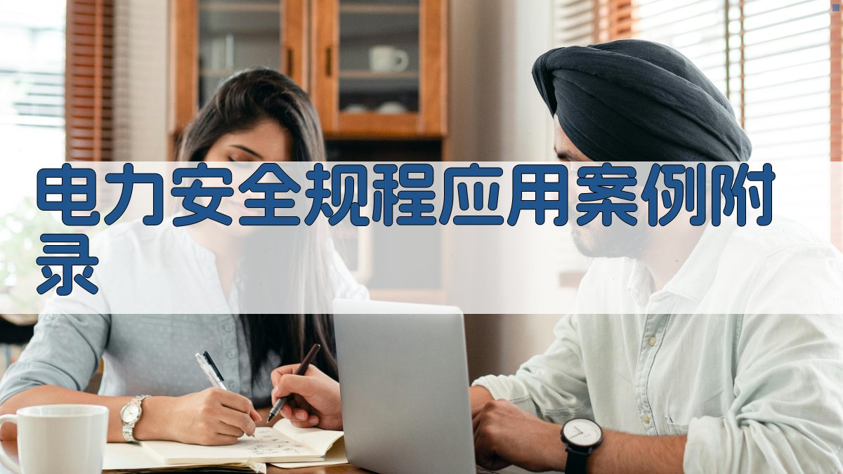 电力安全规程应用案例 · 附录 图5