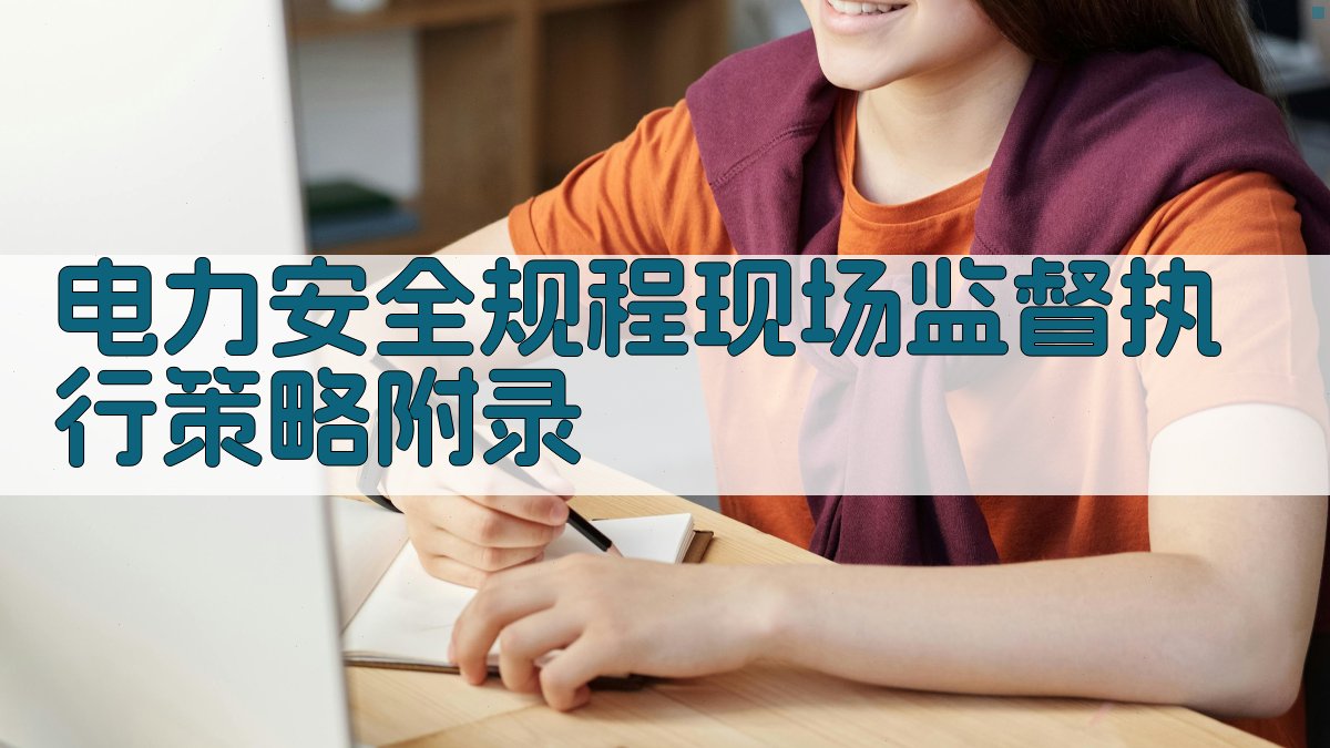 电力安全规程现场监督执行策略 · 附录 图3
