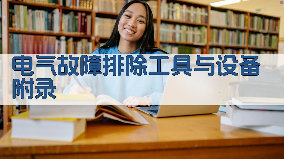 电气故障排除工具与设备 · 附录 图5