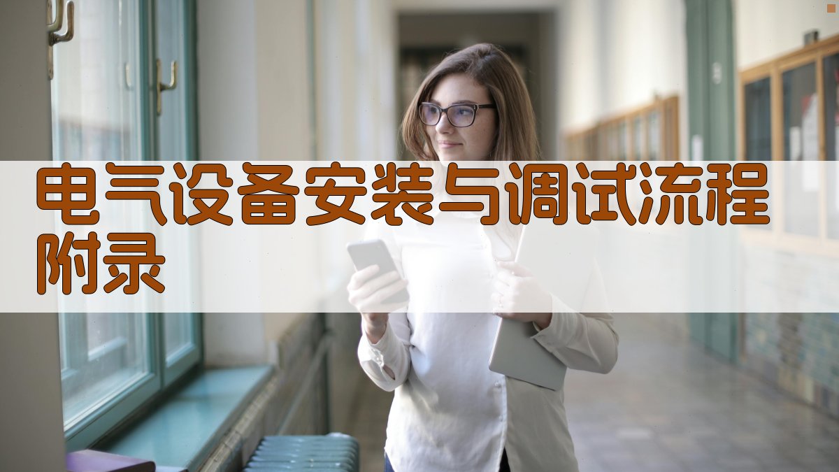 电气设备安装与调试流程 · 附录 图4