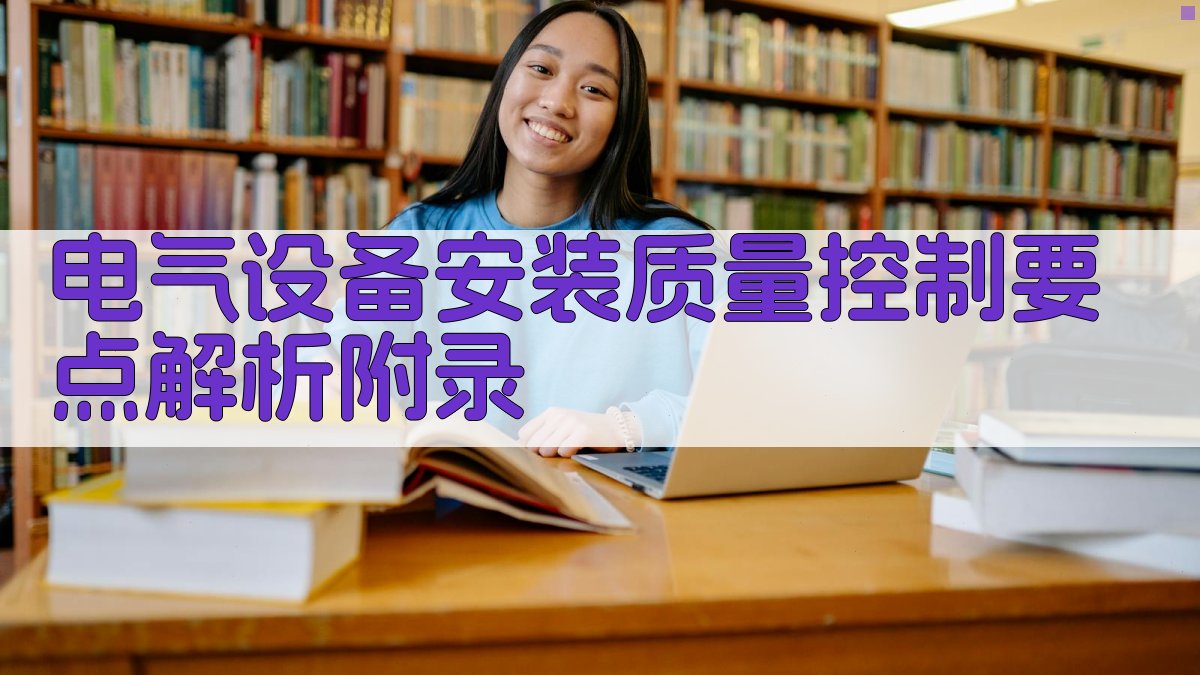 电气设备安装质量控制要点解析 · 附录 图3