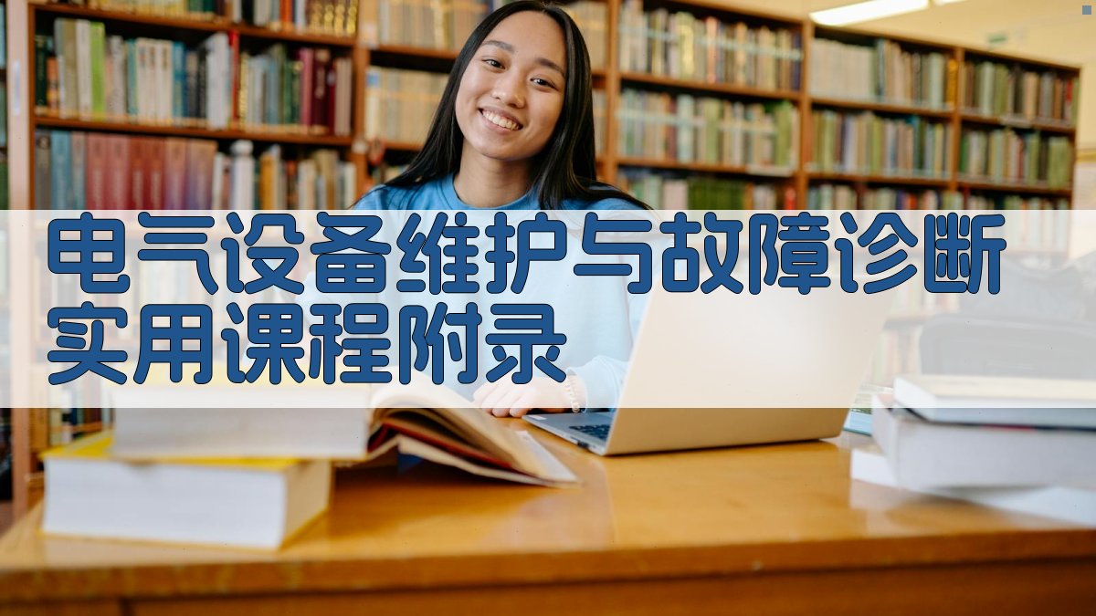 电气设备维护与故障诊断实用课程 · 附录 图5