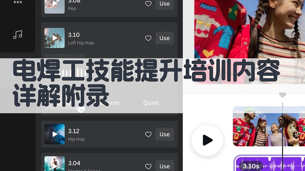 电焊工技能提升培训内容详解 · 附录 图2