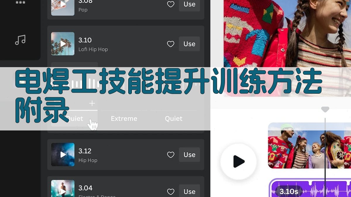 电焊工技能提升训练方法 · 附录 图3