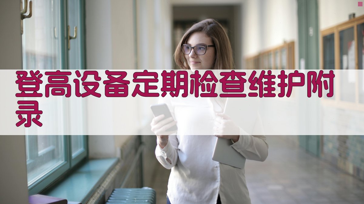 登高设备定期检查维护 · 附录 图3