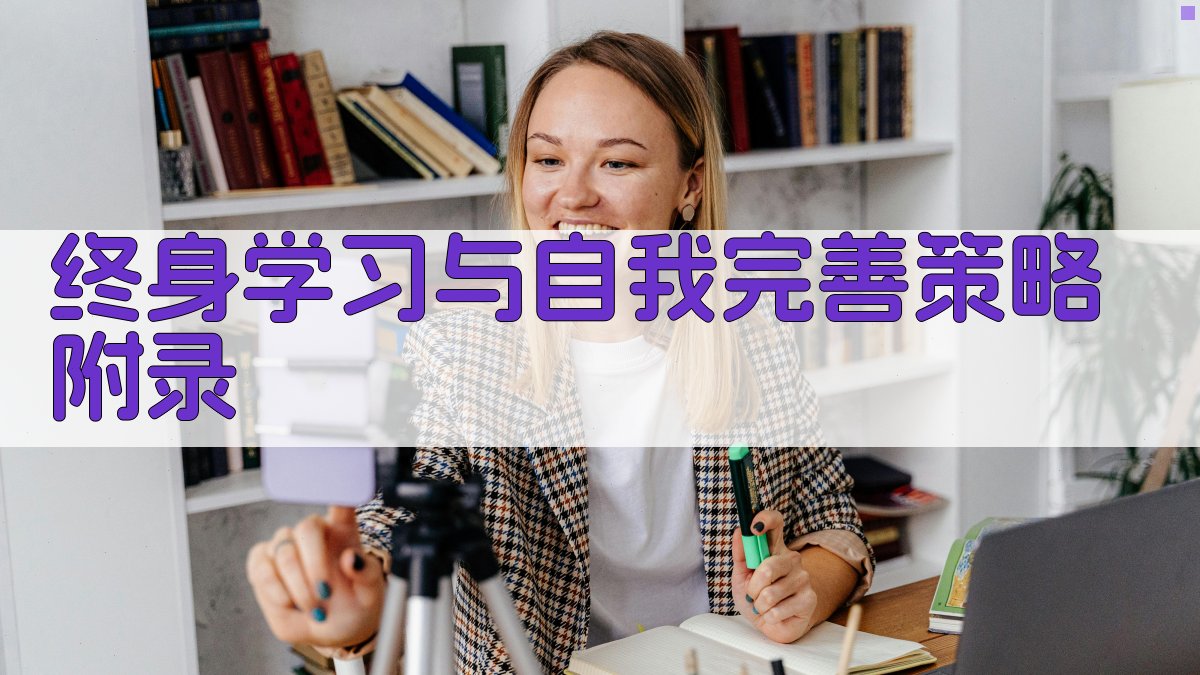 终身学习与自我完善策略 · 附录 图3