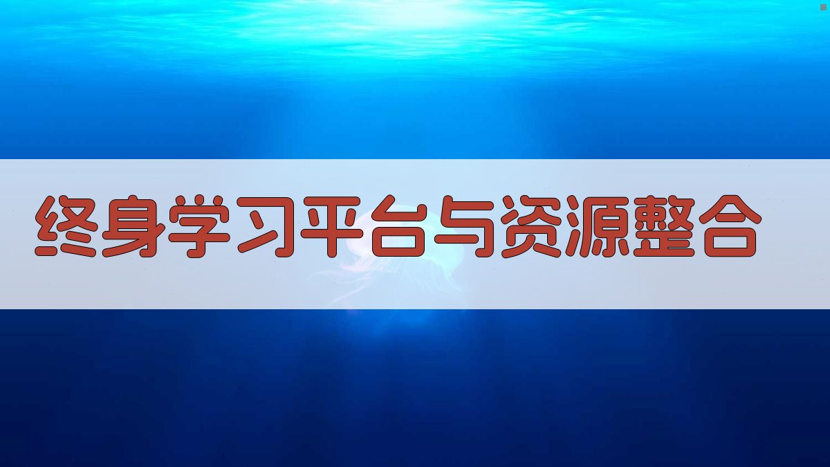终身学习平台与资源整合 图2