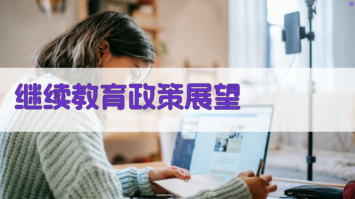 继续教育政策展望 图4