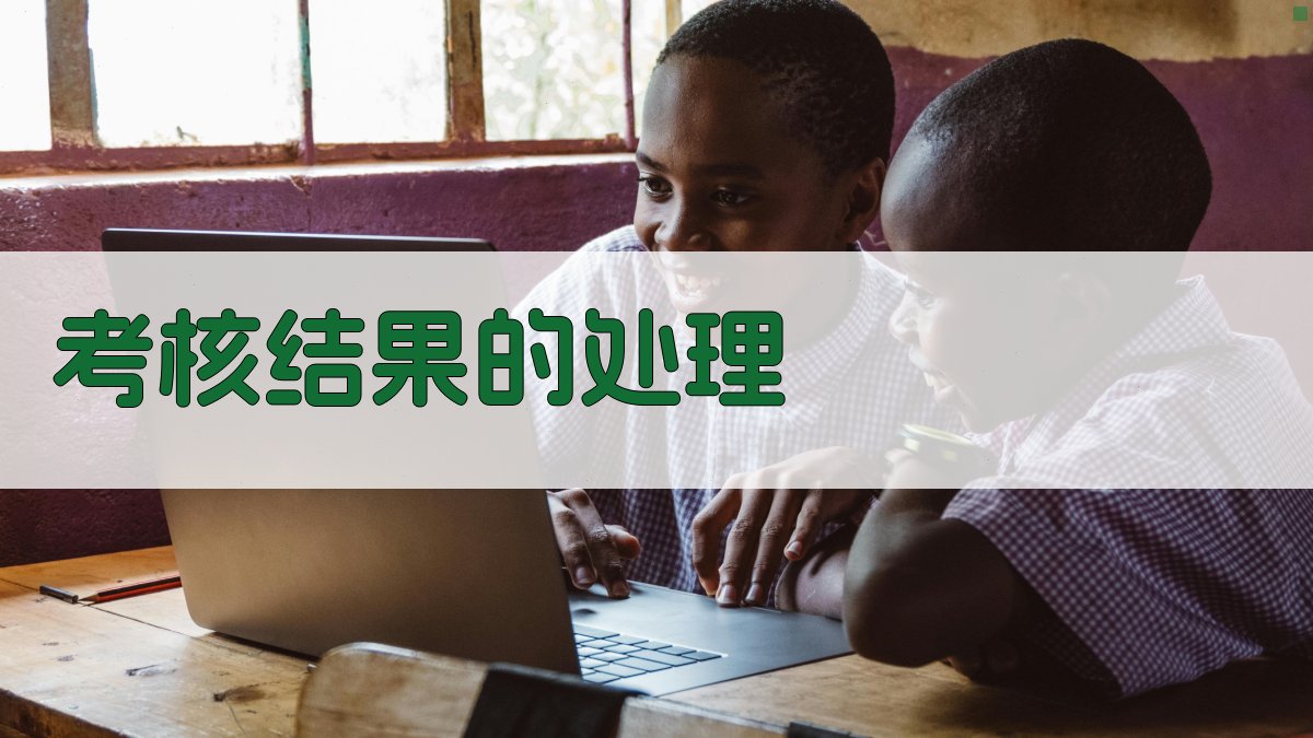 考核结果的处理 图3