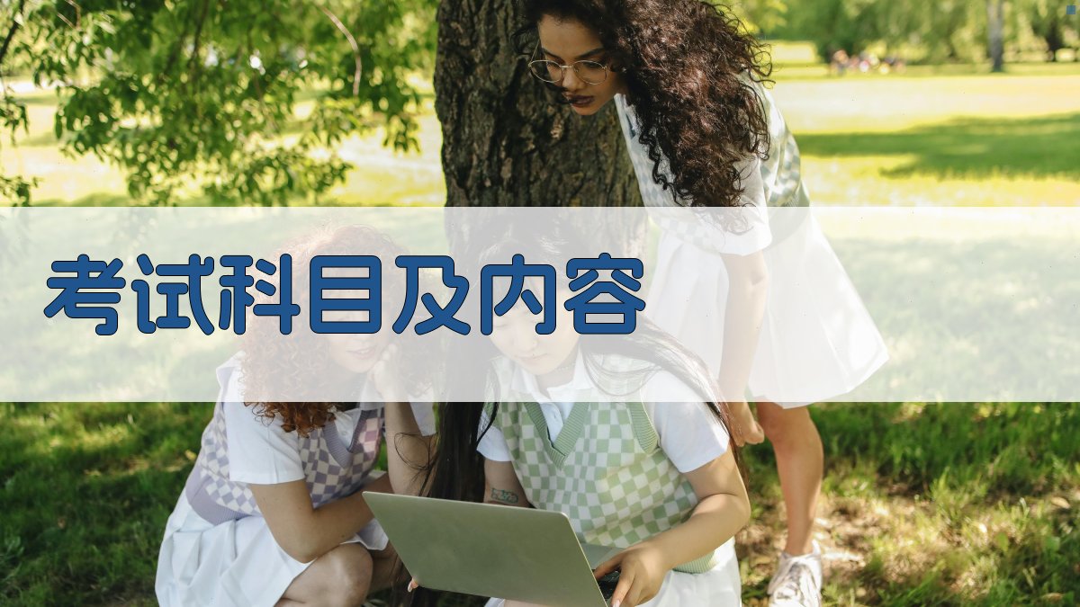 考试科目及内容 图2