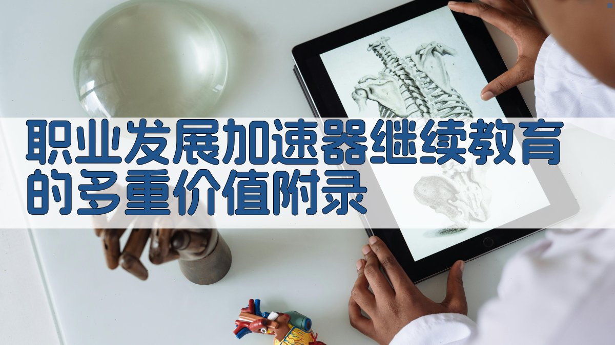 职业发展加速器继续教育的多重价值 · 附录 图4