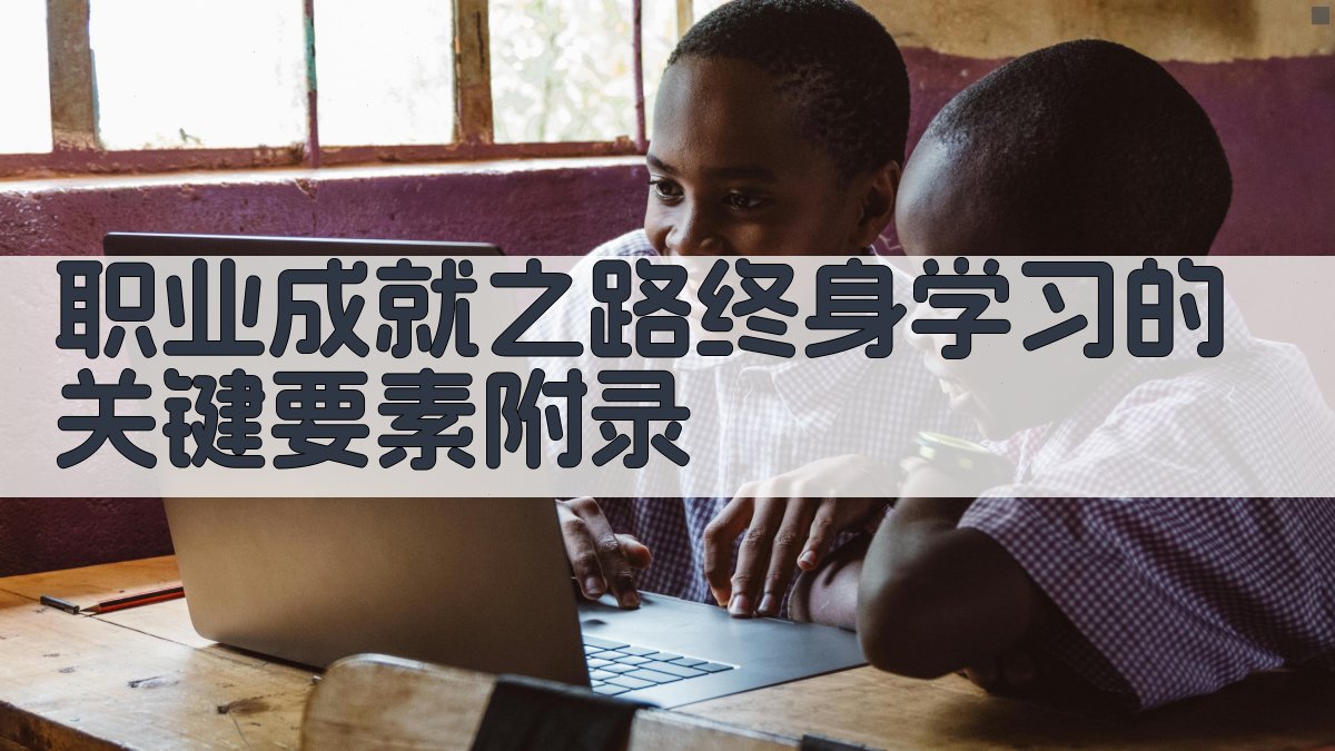 职业成就之路终身学习的关键要素 · 附录 图3