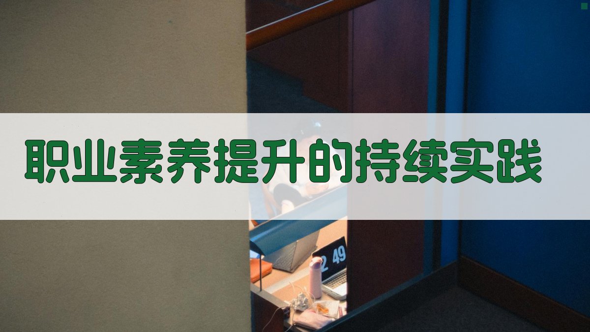 职业素养提升的持续实践 图5